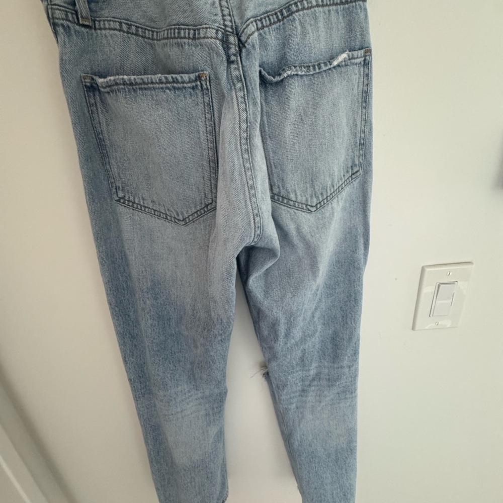 Agolde Light Blue Straight Leg Jeans